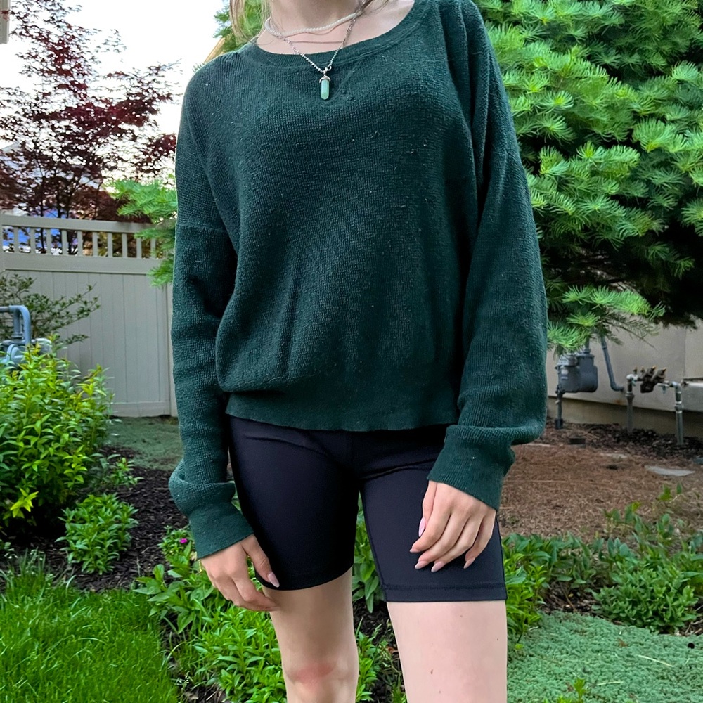 Green sweater